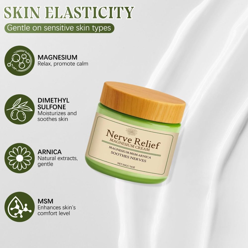 Skincare Ingredients - MSM en Arnica Natuurlijke Magnesium Crème