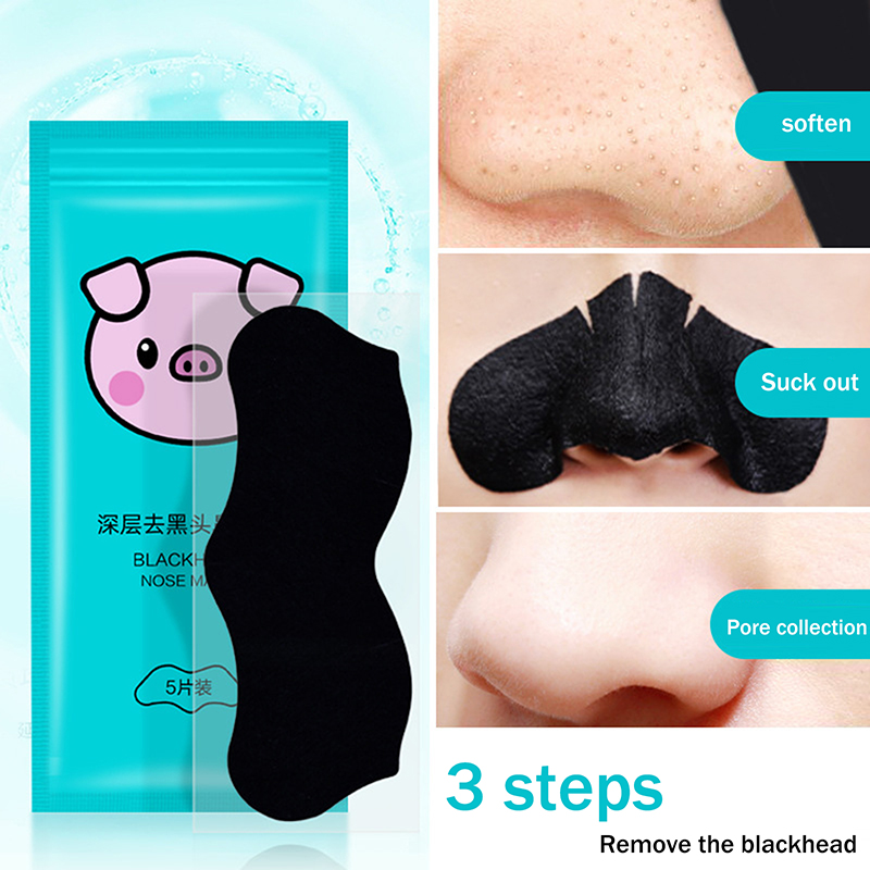 Charcoal Pore Strip - 5/15/25/50 Stuks Bamboe Houtskool Mee-eter Verwijderen
