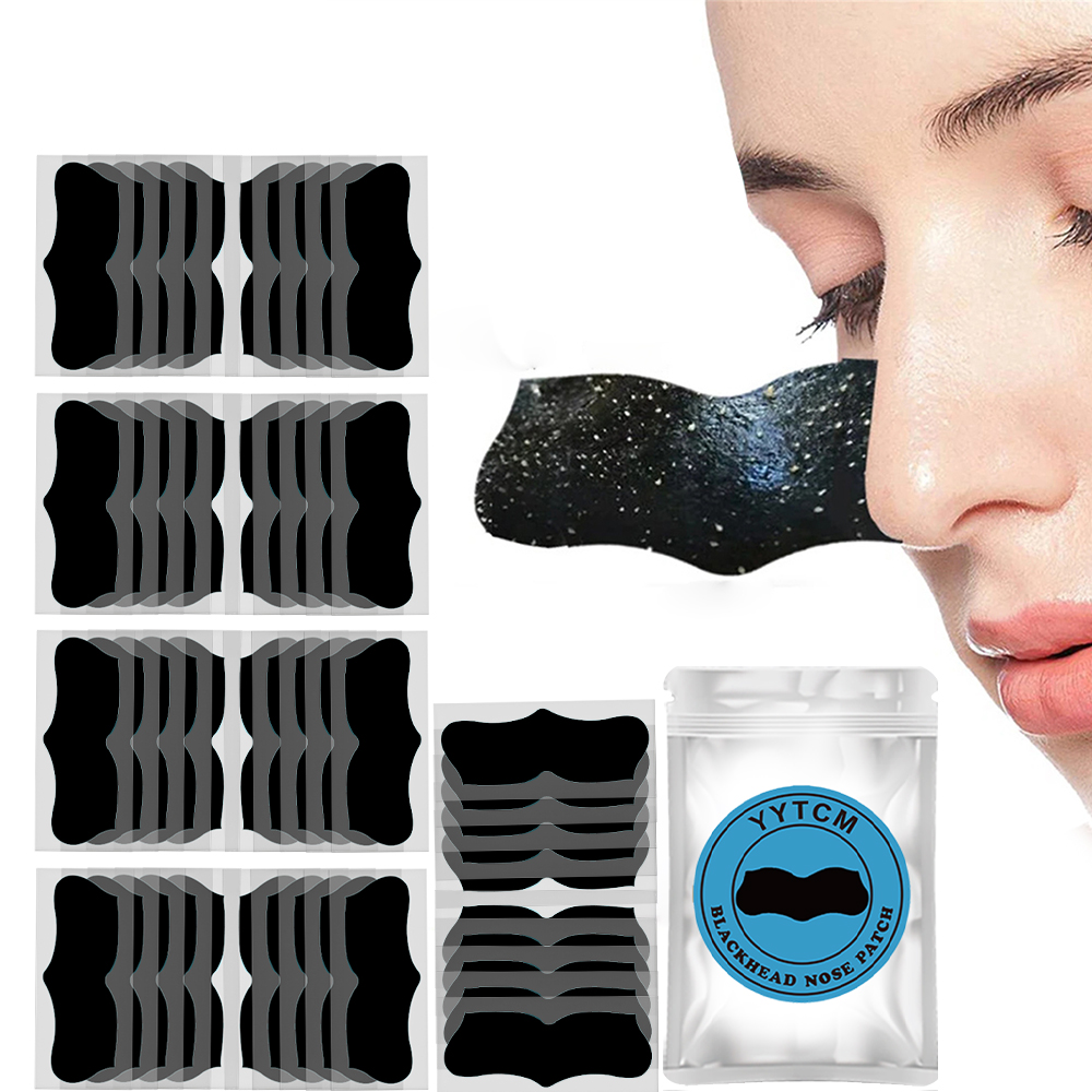 Charcoal Pore Strip - Grote Maat Zwarte Neusstrips Bamboe Houtskool