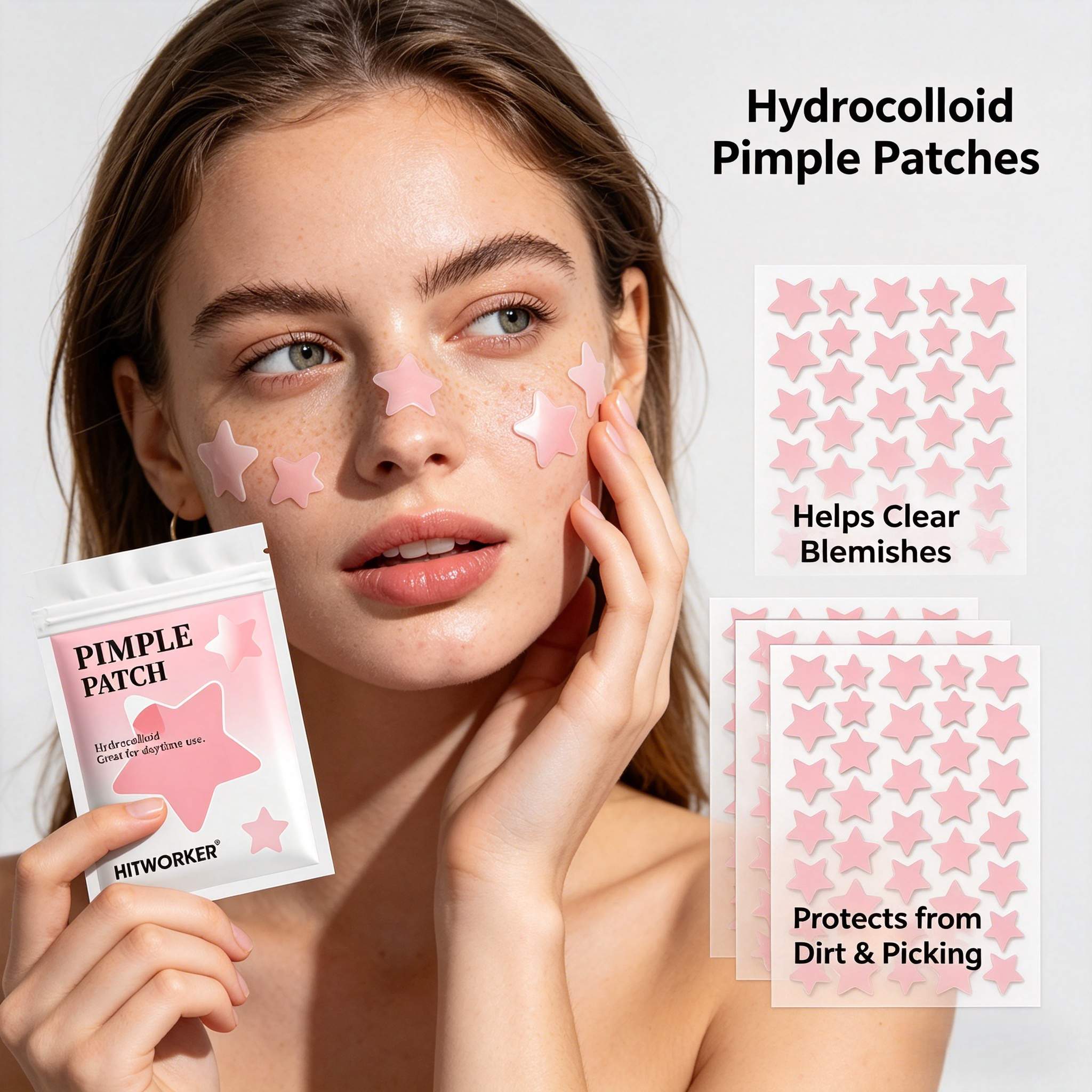 600 stuks roze ster acnepleist - Tea Tree Spot Treatment recensie en prijs