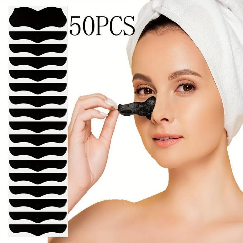 50 stuks neus mee-eter verwijd - Charcoal Pore Strip recensie en prijs