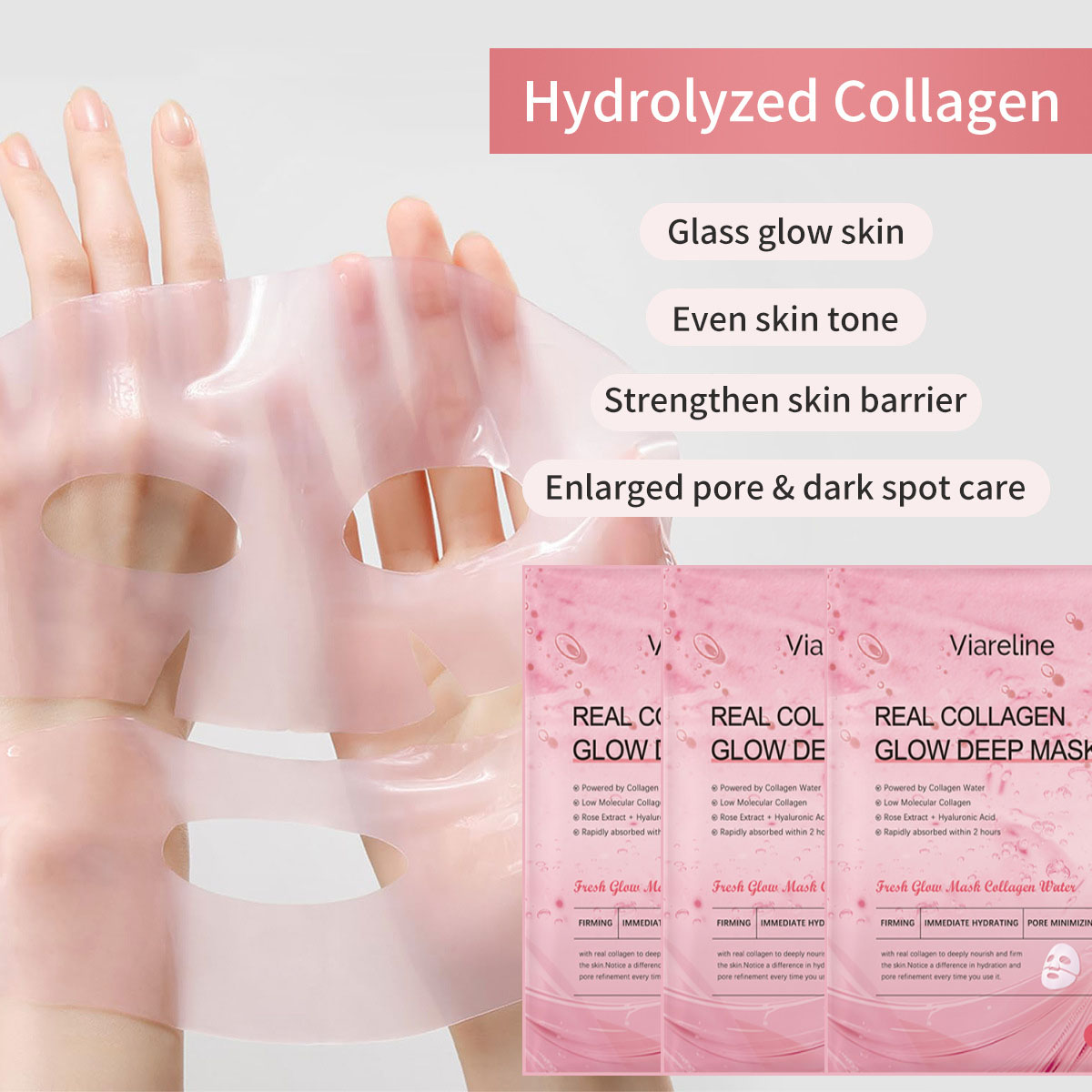 Overnight Collagen Mask Zalm D - Collagen Sheet Mask recensie en prijs