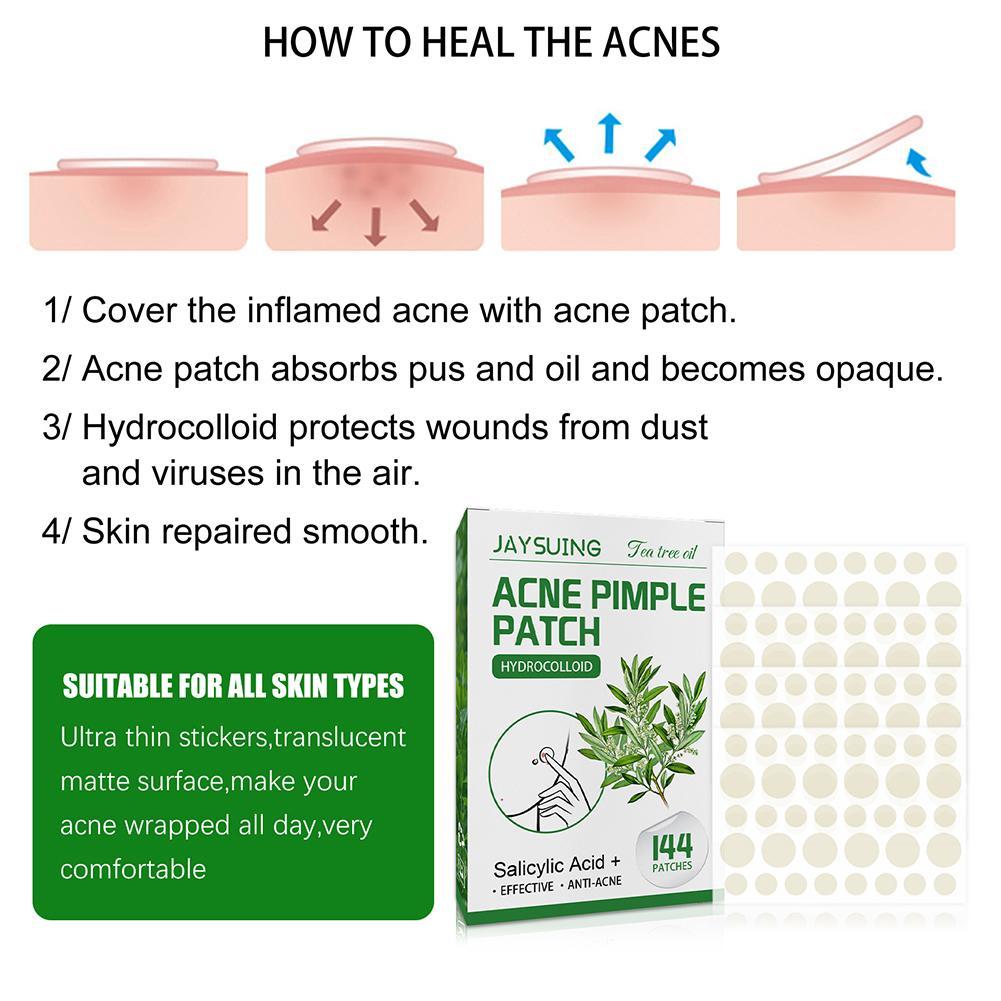 Tea Tree Olie Acne Patch 144 S - Tea Tree Spot Treatment recensie en prijs